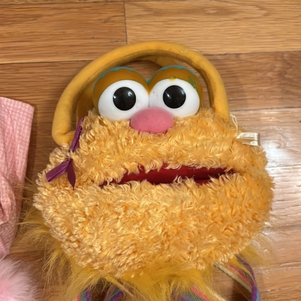 CUTE GROUCH BAG for Kids Pocketbook Purse unisex Sesame Monster Bag for Kids